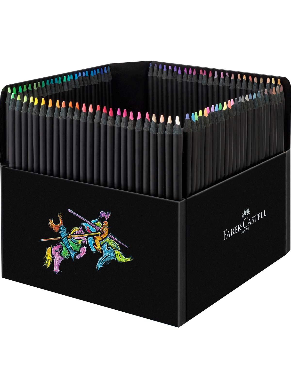 Faber-Castell Black Edition triangular farver 100 ass, Tegneværktøj