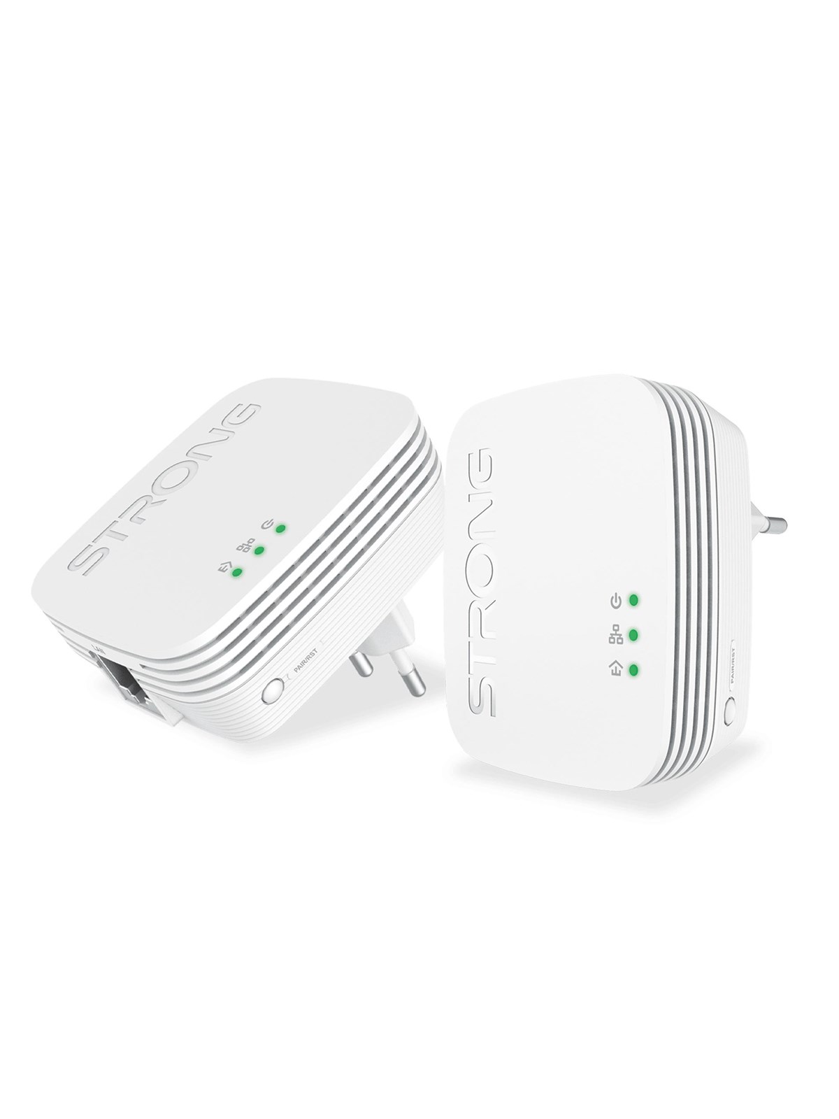 Strong Powerline 1000 Mini 2-pack - 1000 Mbit/s Homeplug / PowerLine, Homeplug Powerline
