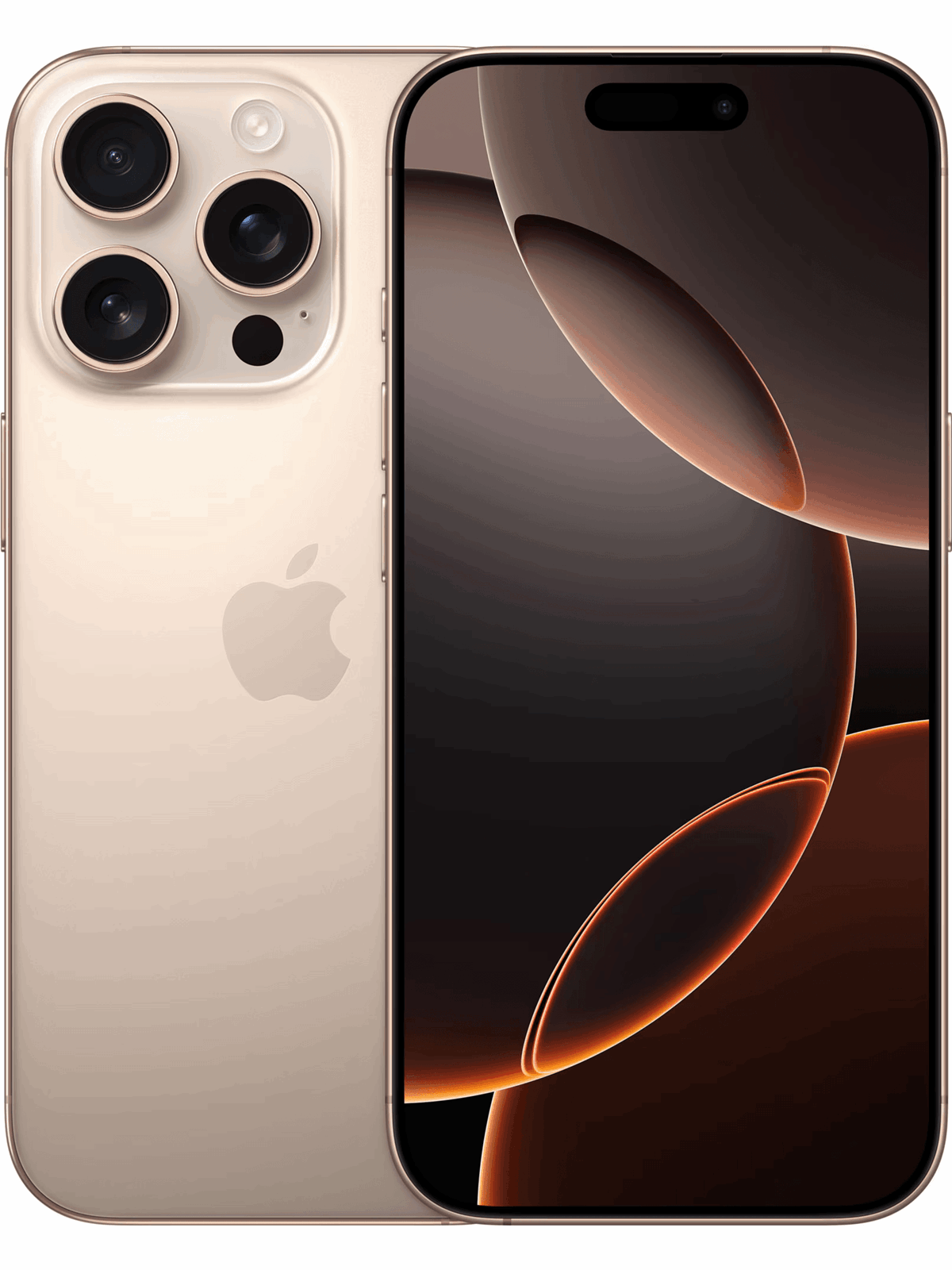 Apple iPhone 16 Pro 256GB - Desert Titanium, Mobiltelefon