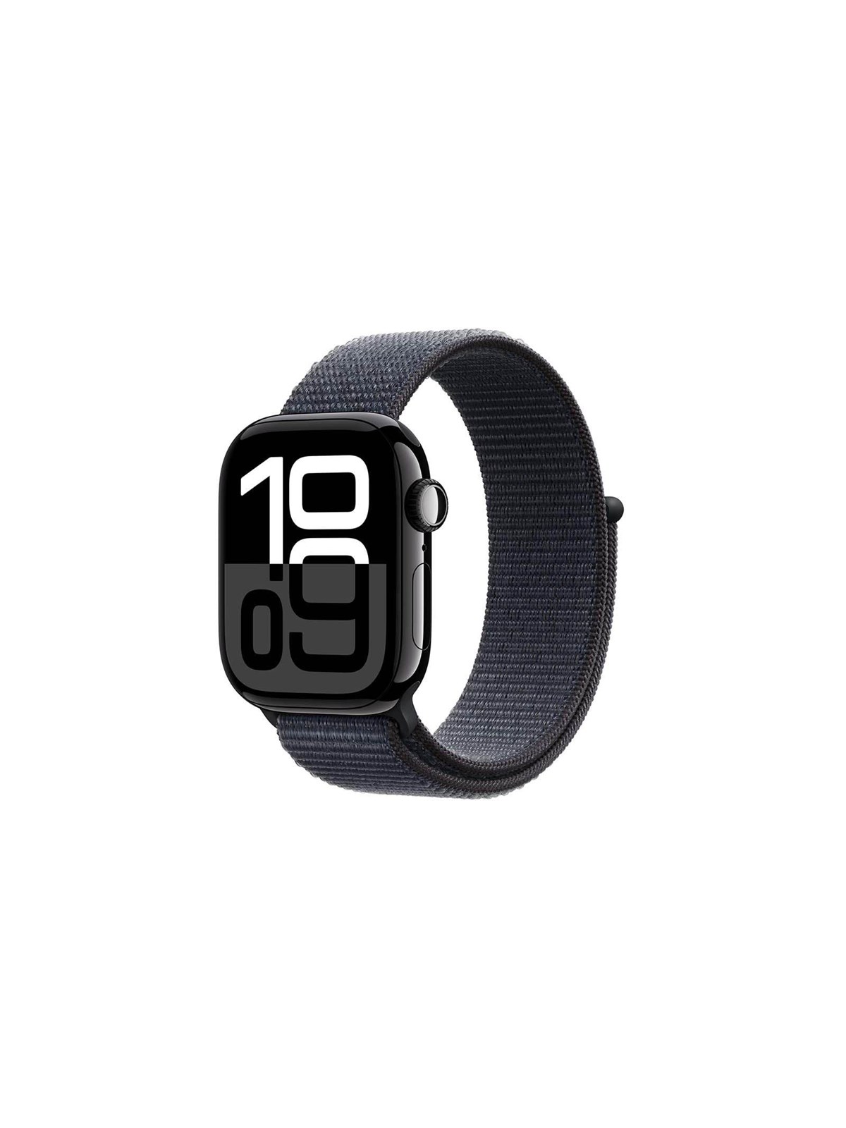 Apple Watch Series 10 GPS 42mm - Jet Black Aluminium Case with Ink Sport Loop