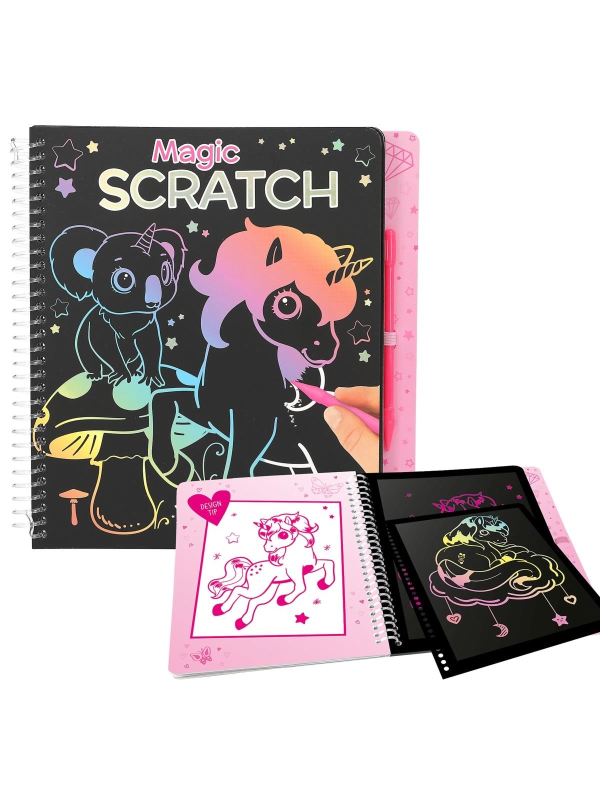 Ylvi Magic Scratch Book, Kreativt Legetøj