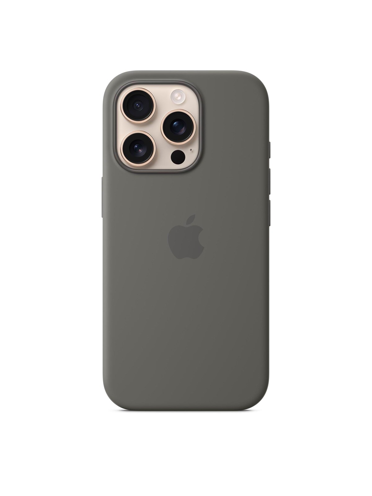Apple iPhone16 Pro Silicone Case with MagSafe - Stone Gray, Mobilcover