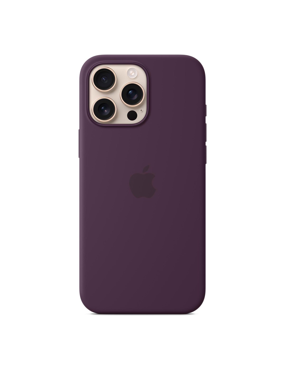Apple iPhone16 Pro Max Silicone Case with MagSafe - Plum, Mobilcover