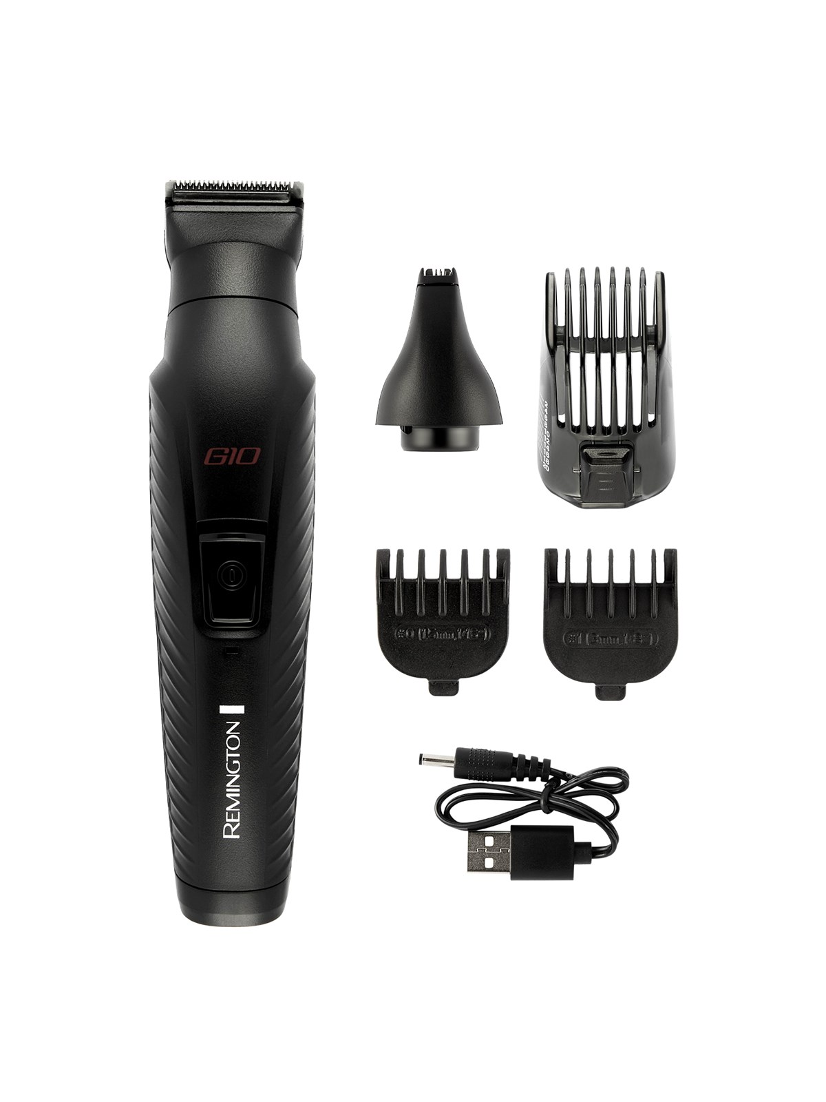 REMINGTON Hårtrimmer G10 Graphite 10-in-1 Multigrooming Kit, Hårtrimmer