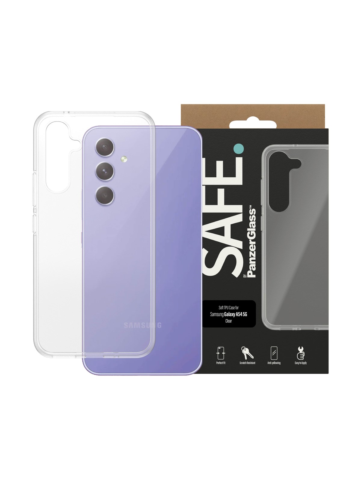 SAFE by PanzerGlass TPU Case for Samsung Galaxy A54 5G, Mobilcover