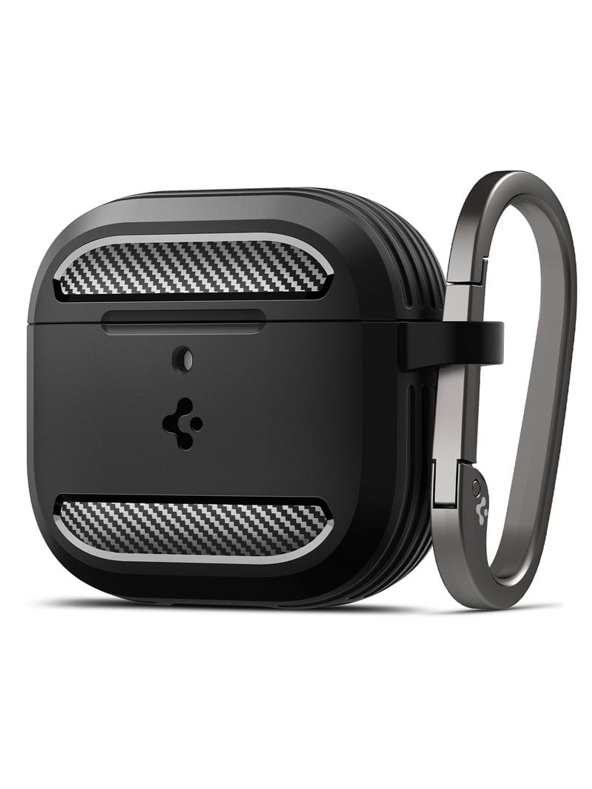 Spigen Rugged Armor - matte black - AirPods 4, Hovedtelefonerheadset2