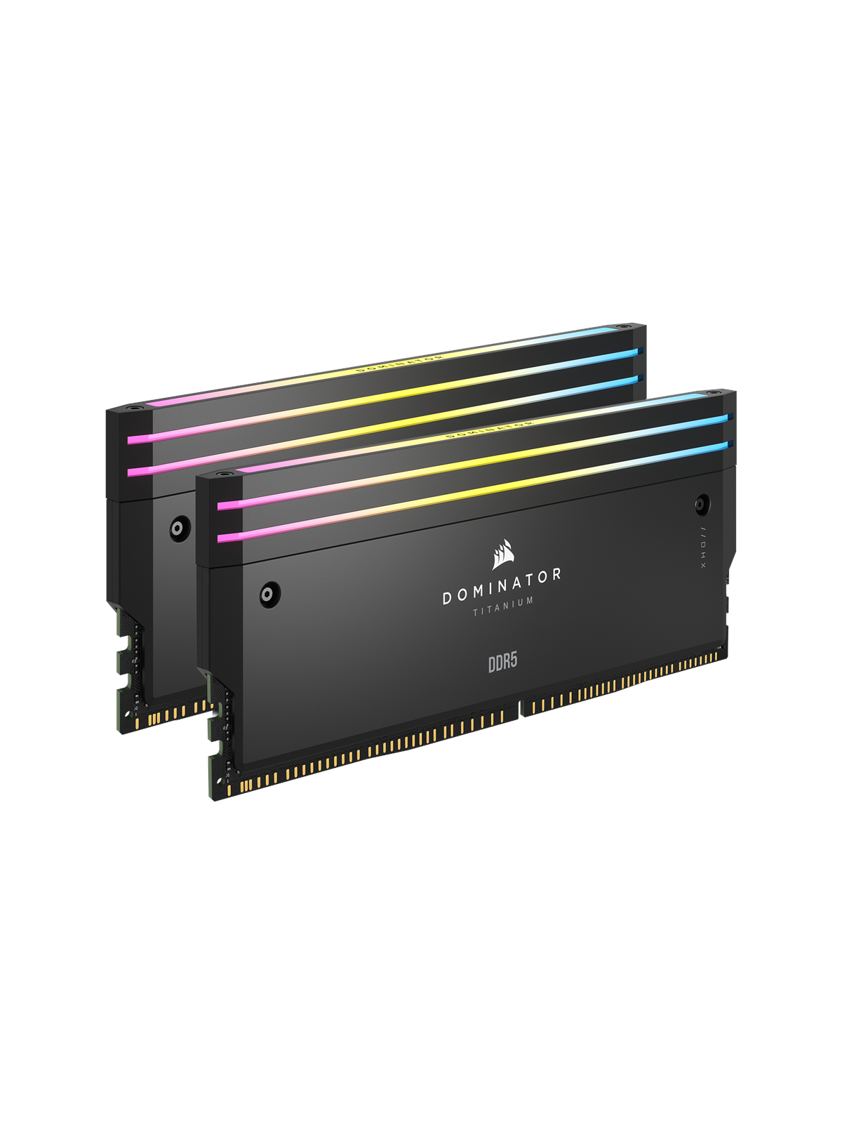 Corsair Dominator Titanium DDR5 Light Enhancement Kit - Sort med RGB, Ram