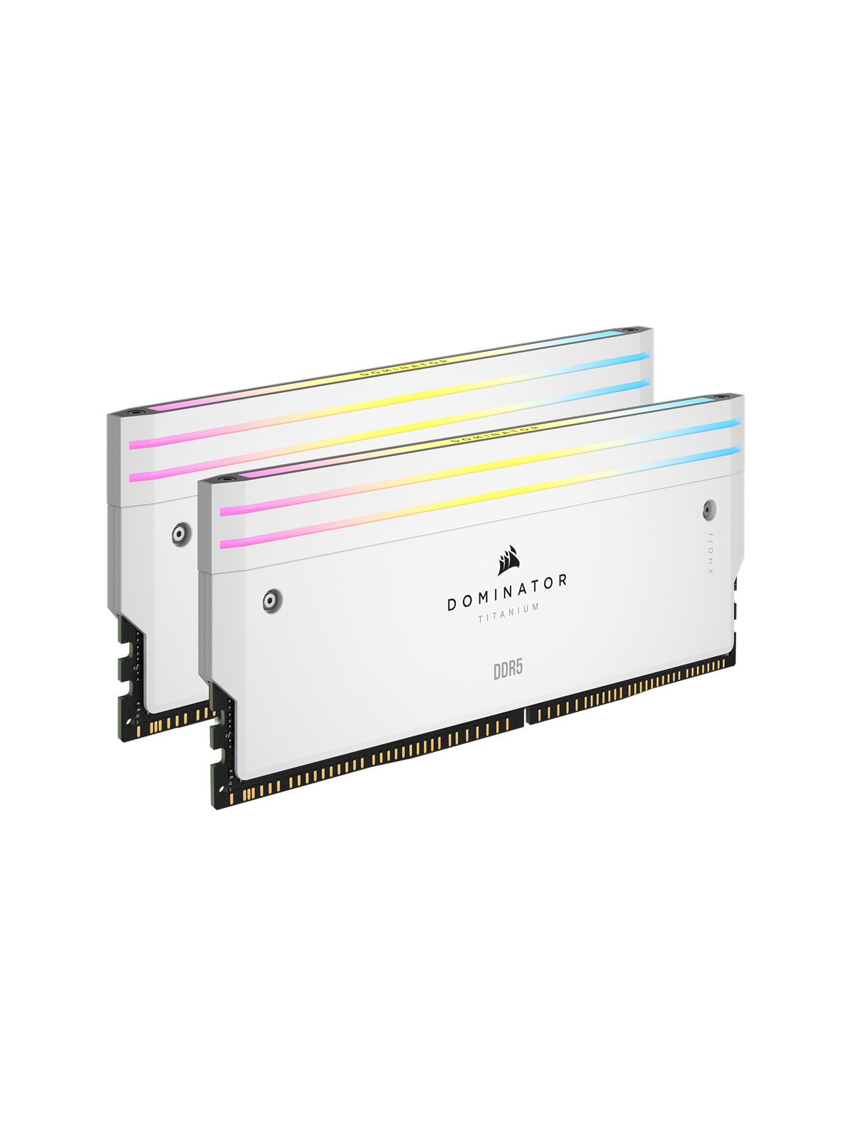 Corsair Dominator Titanium DDR5 Light Enhancement Kit - Hvid med RGB, Ram
