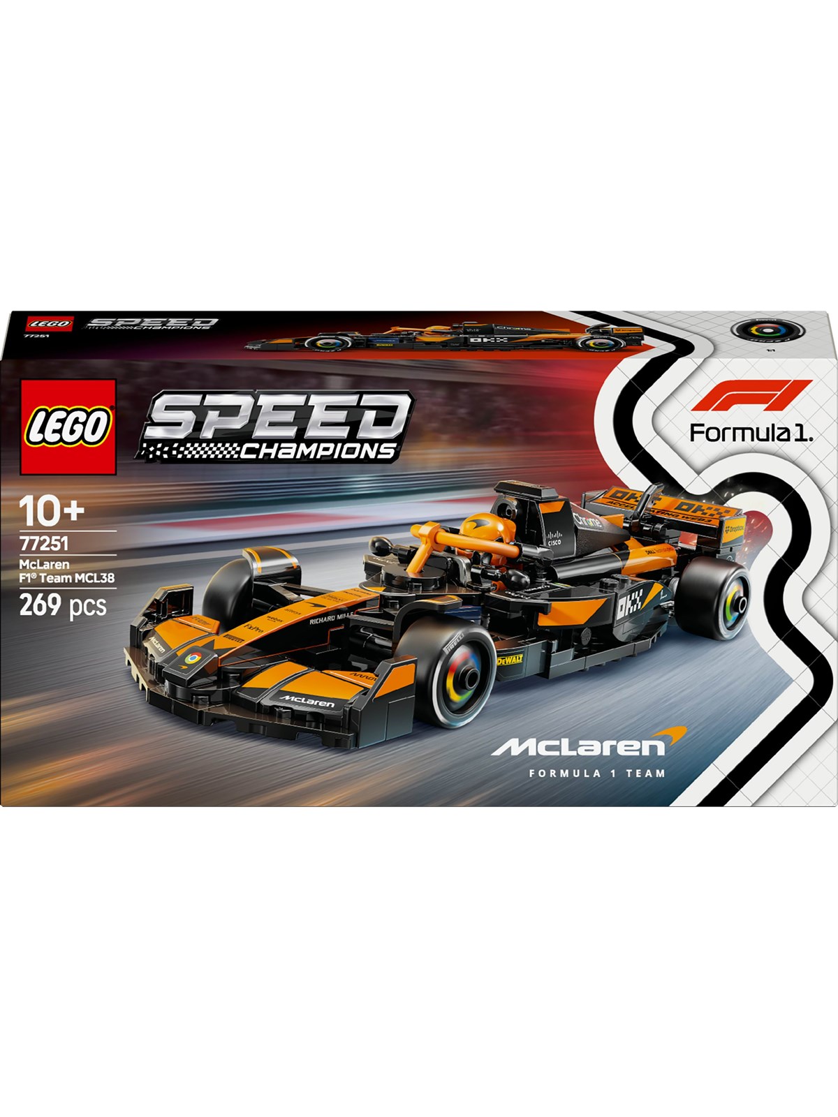 LEGO Speed Champions 77251 McLaren F1 Team MCL38-racerbil