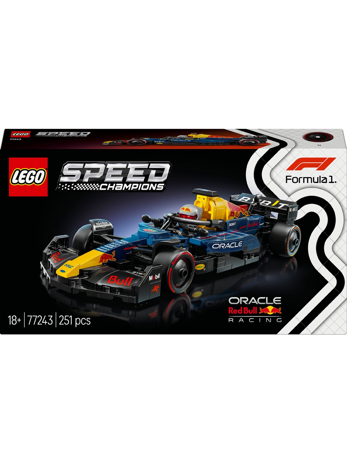LEGO Speed Champions 77243 Oracle Red Bull Racing RB20 F1 -racerbil
