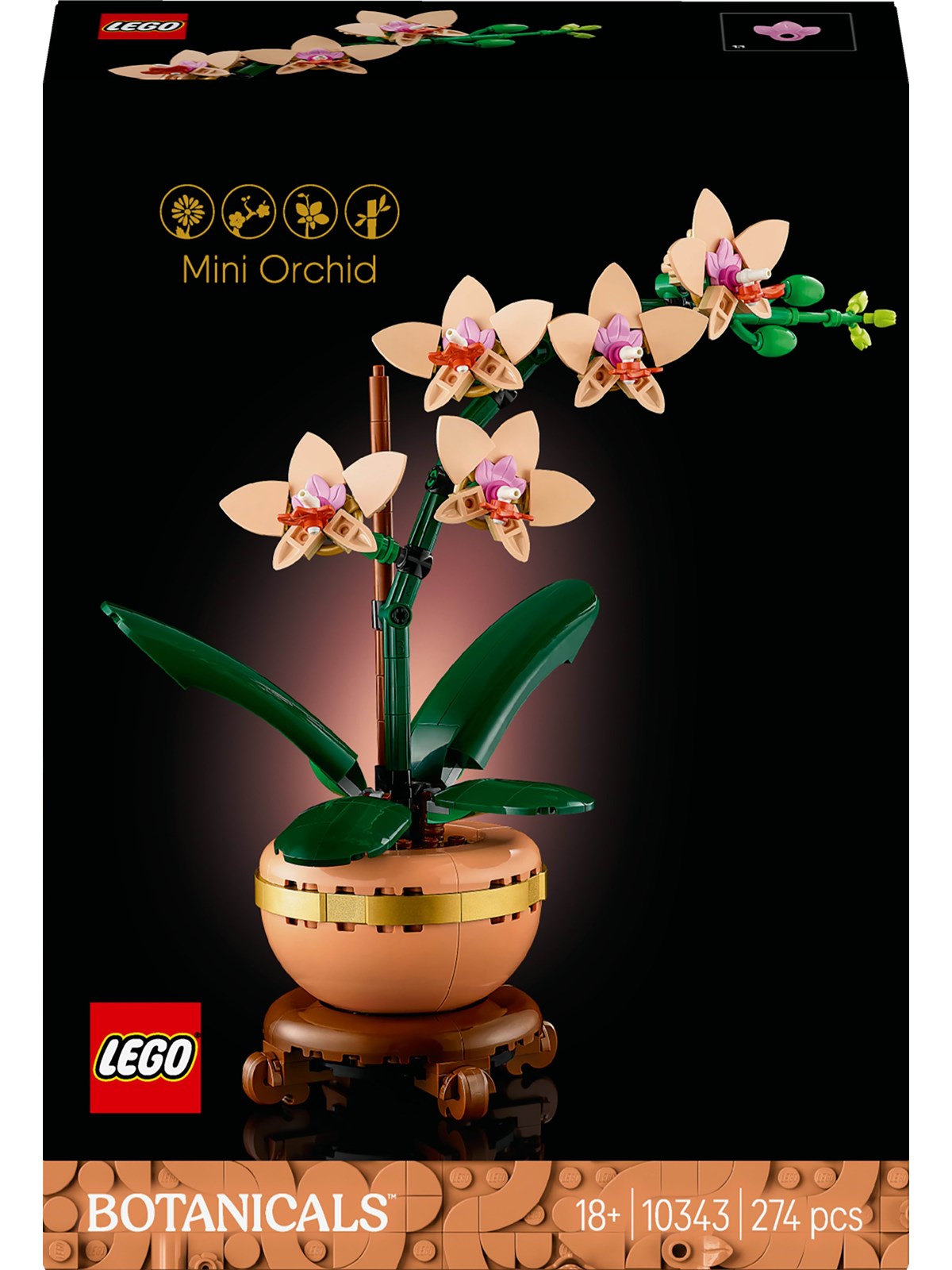 LEGO Botanicals 10343 Mini-orkidé