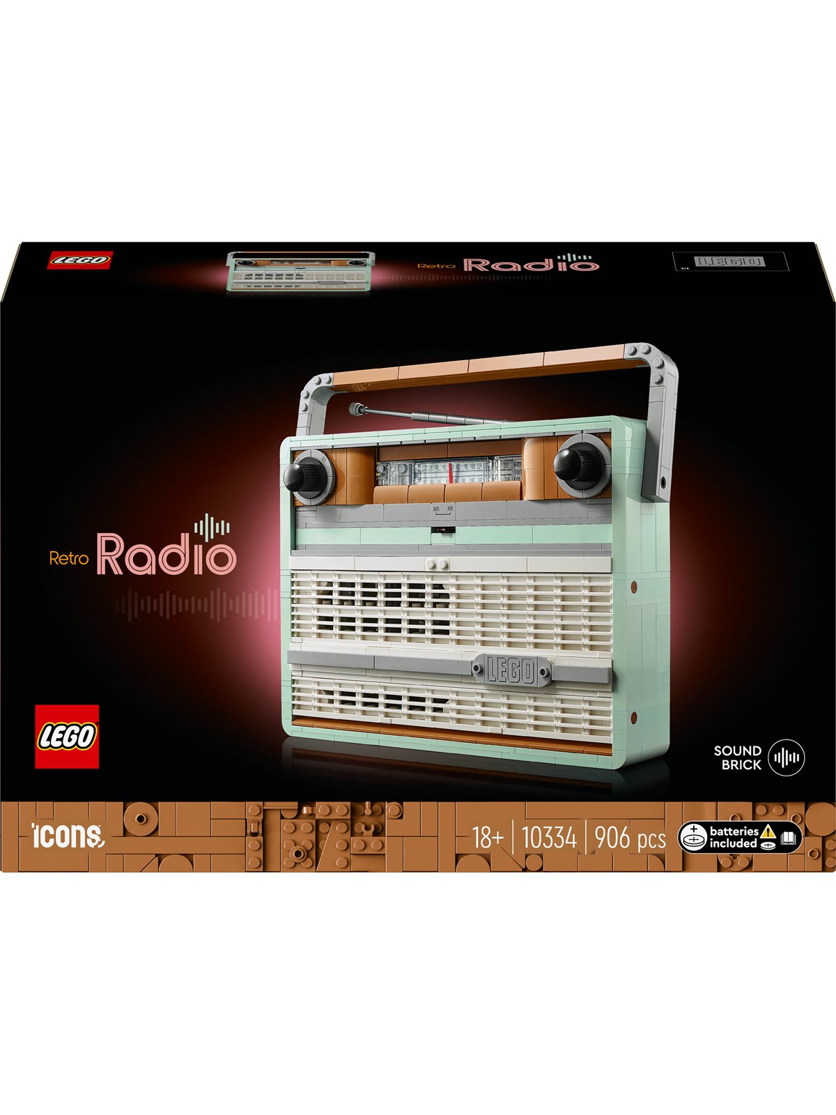 LEGO Icons 10334 Retro-radio