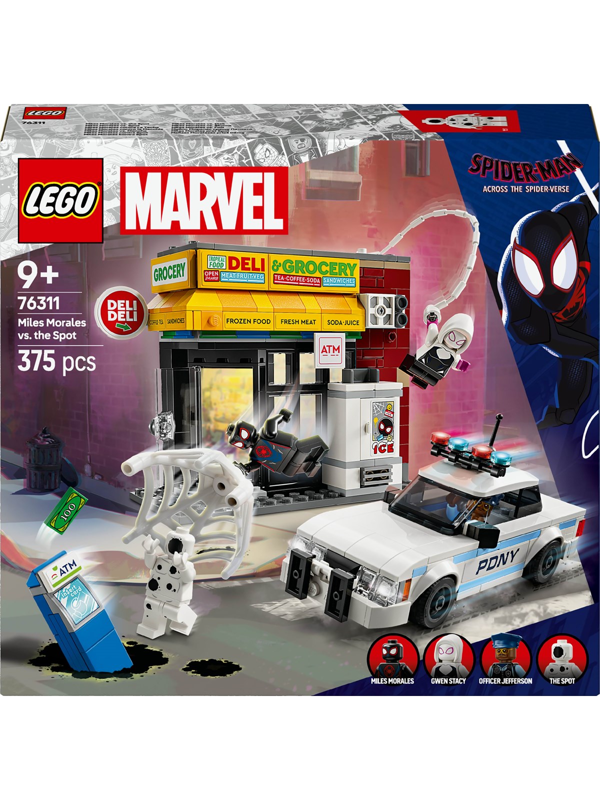 LEGO Super Herøs Marvel 76311 Spider-Verse: Miles Morales mod Spot