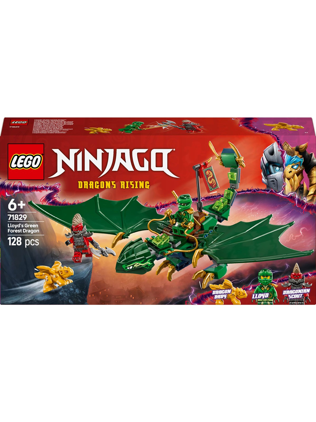 LEGO Ninjago 71829 Lloyds grønne skovdrage