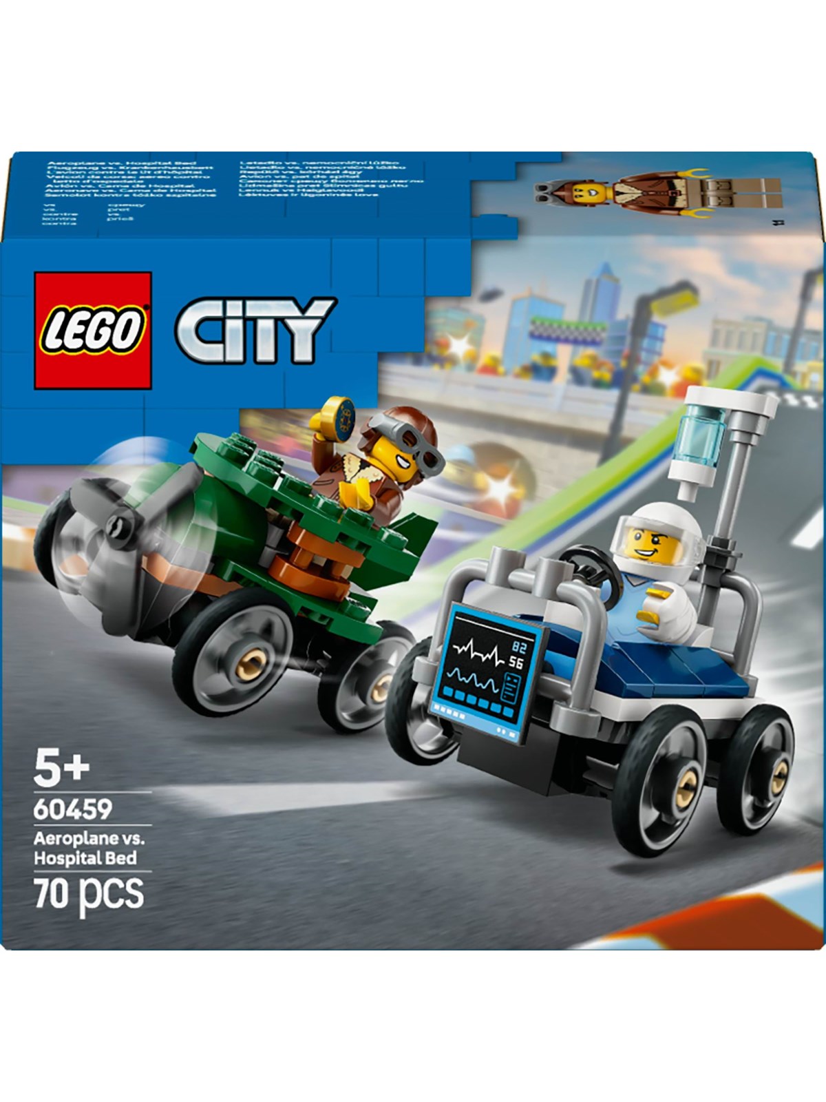 LEGO City 60459 Racerbilpakke - fly mod hospitalsseng
