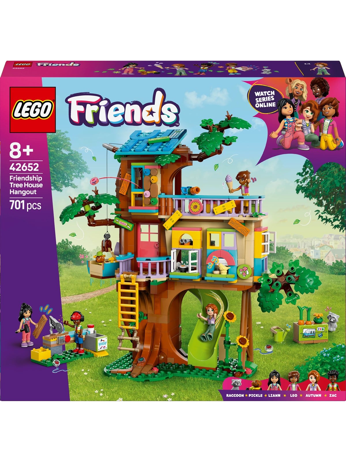 LEGO Friends 42652 Venskabs-trætophus og krea-område