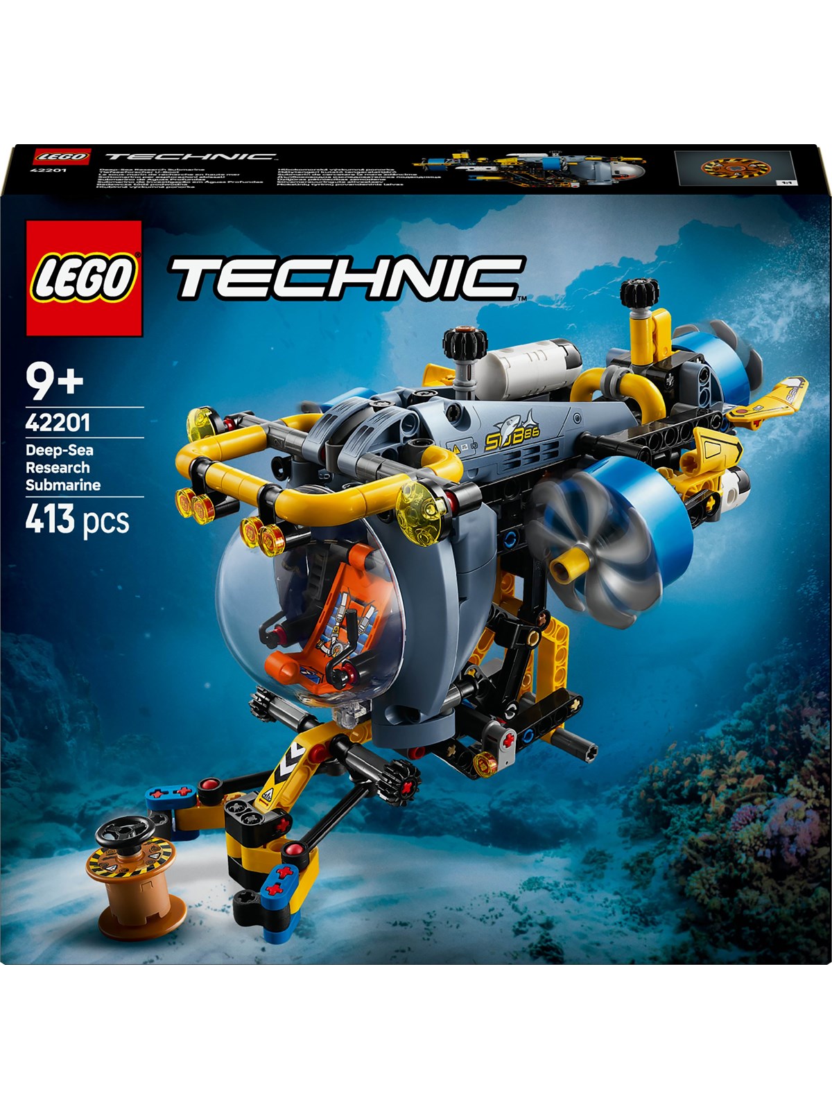 LEGO Technic 42201 Dybhavsforsknings-ubåd