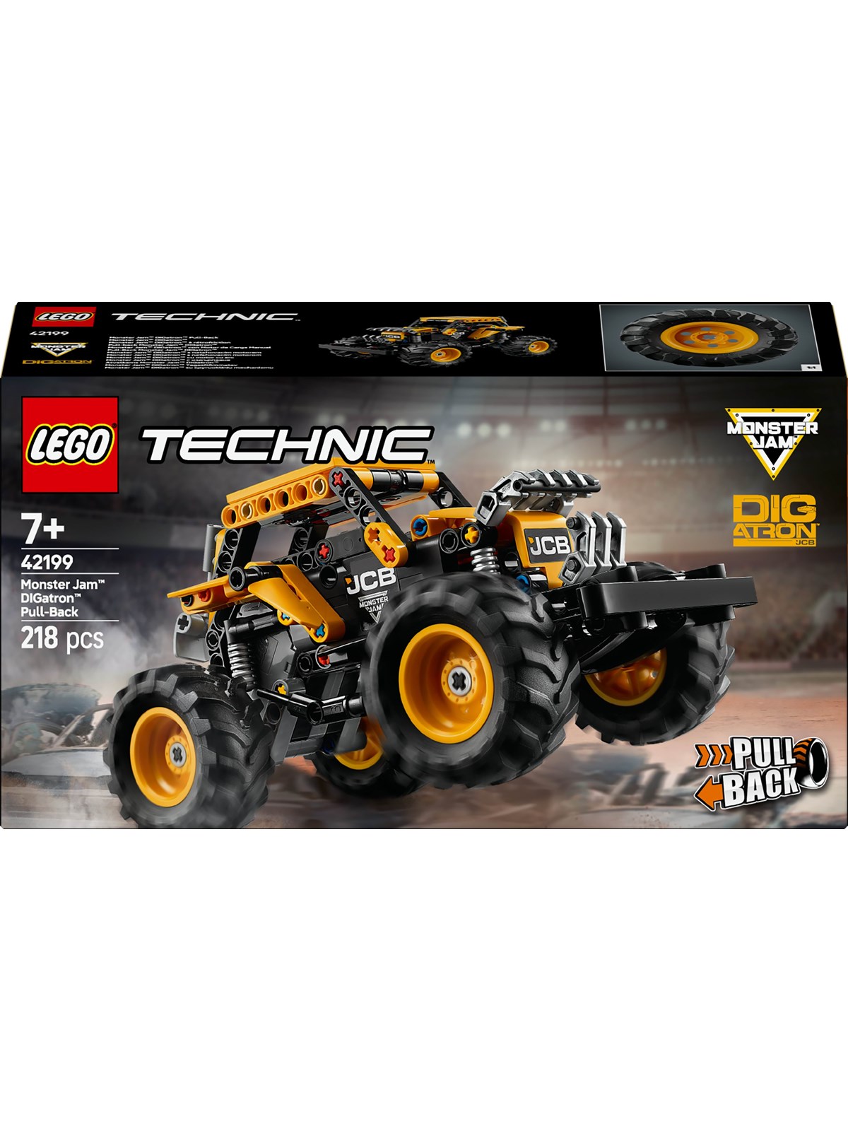 LEGO Technic 42199 Monster Jam DIGatron pull-back