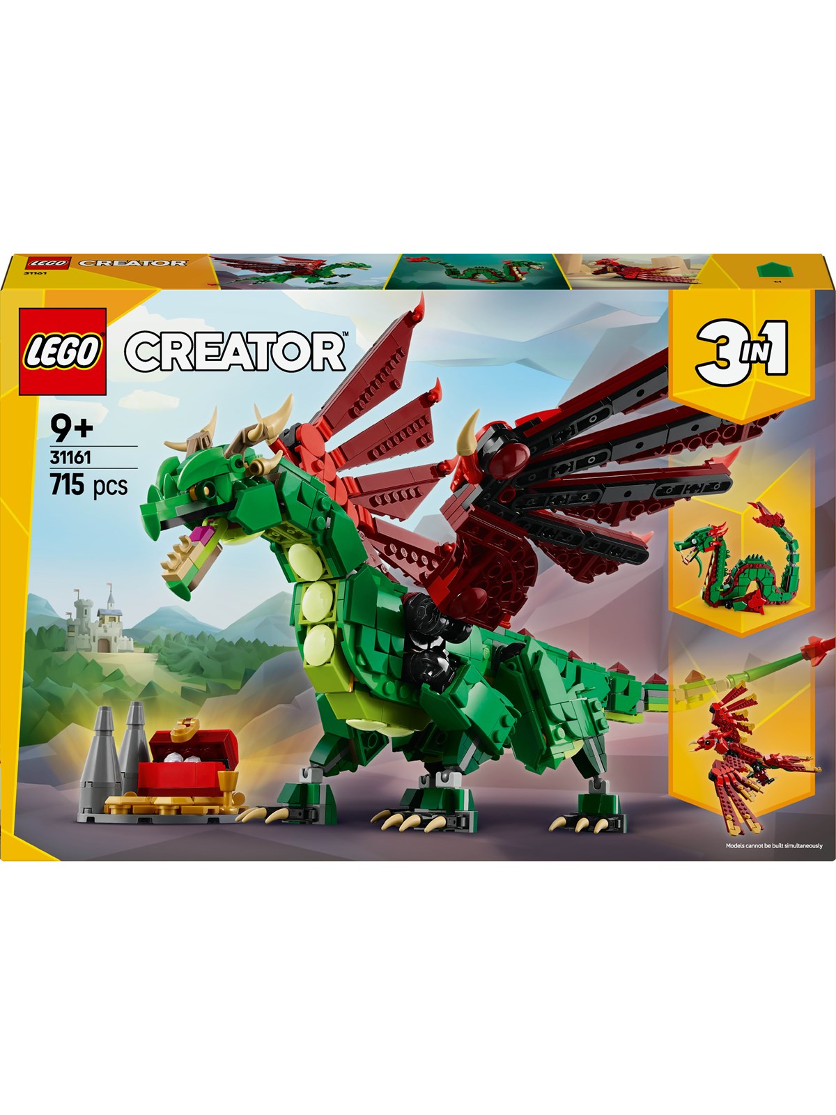 LEGO Creator 31161 Middelalder-drage
