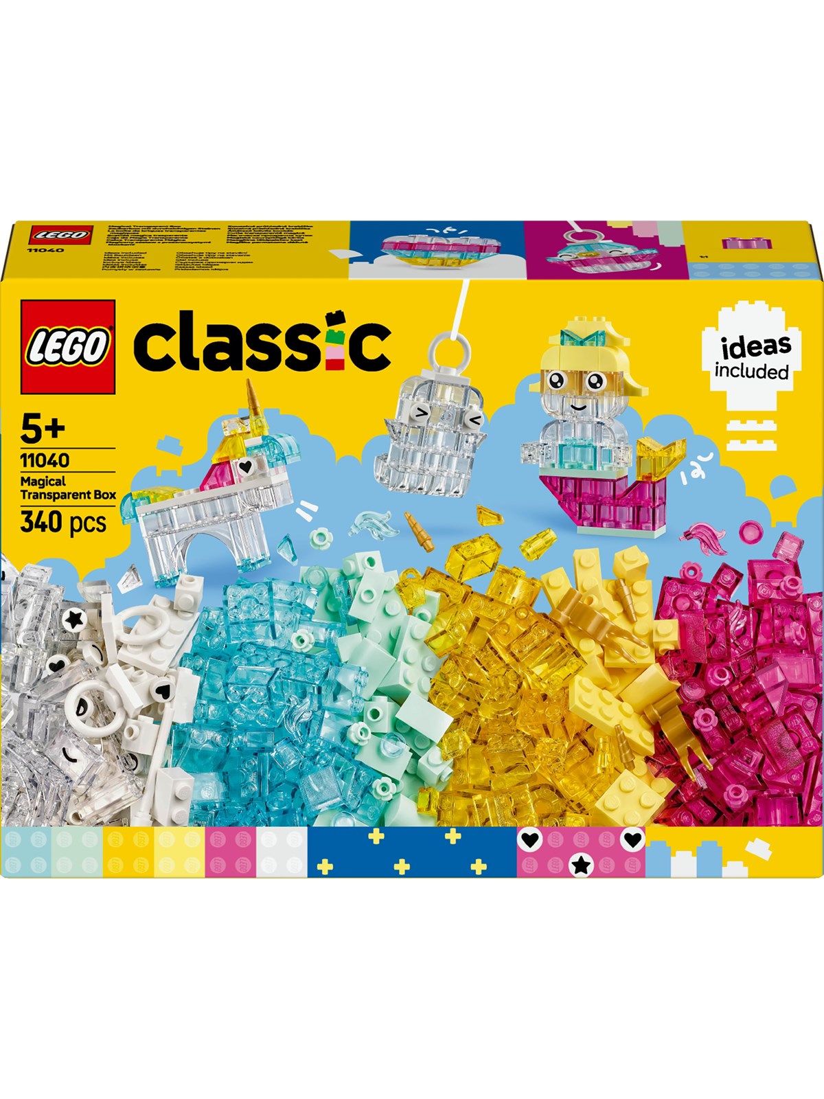 LEGO Classic 11040 Magiske gennemsigtige klodser