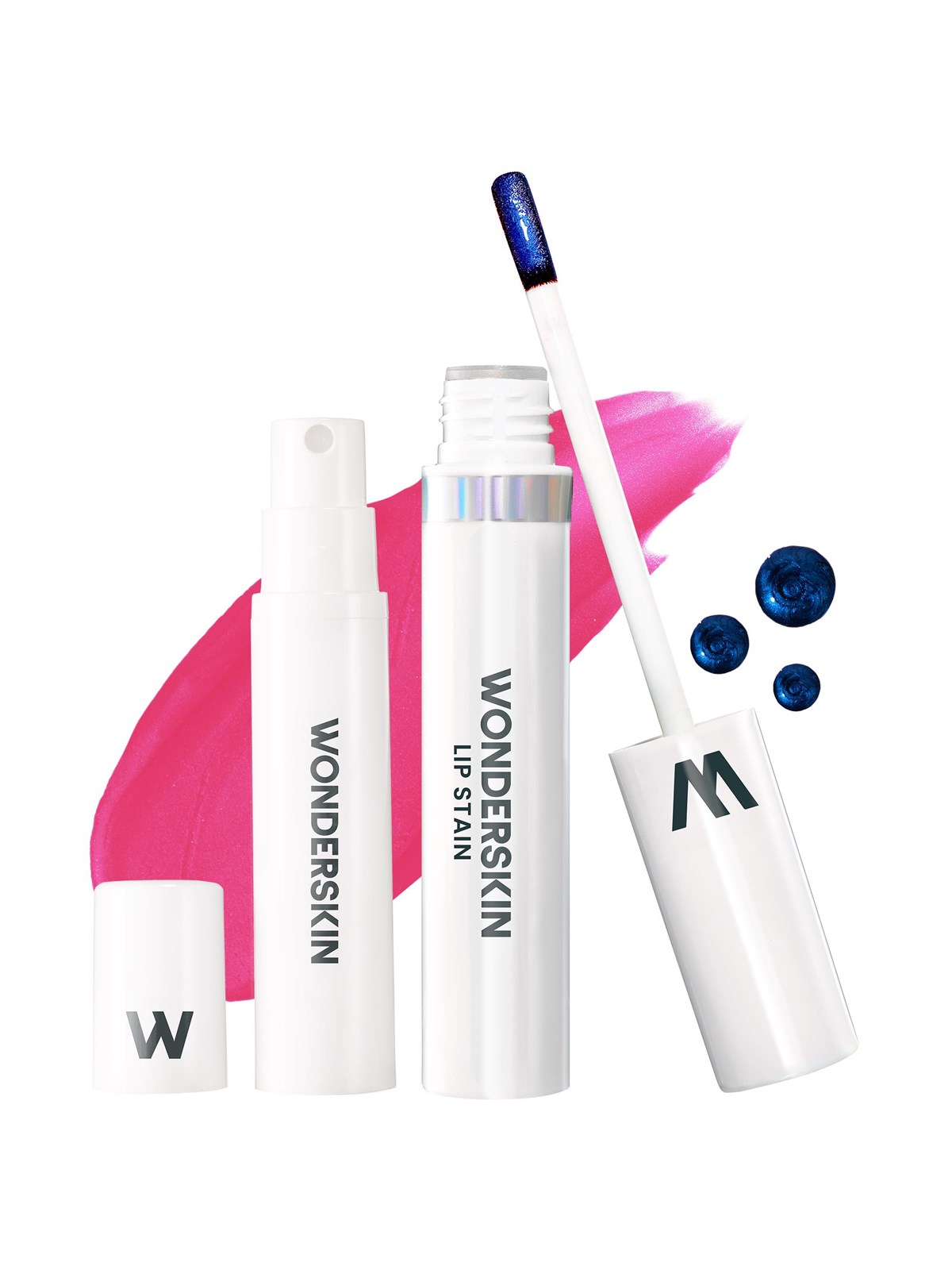 Wonderskin Wonder Blading Lip Stain Kit-NEON ROSE, Makeup