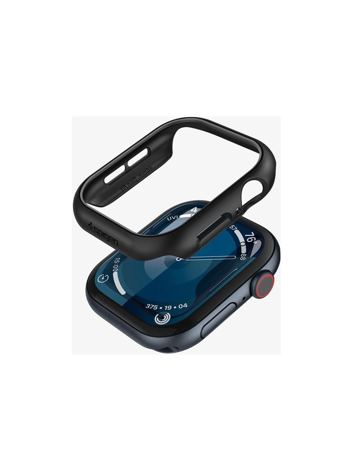 Spigen Thin Fit - black - Apple Watch 11/10 42mm, Smartwatch Tilbehør