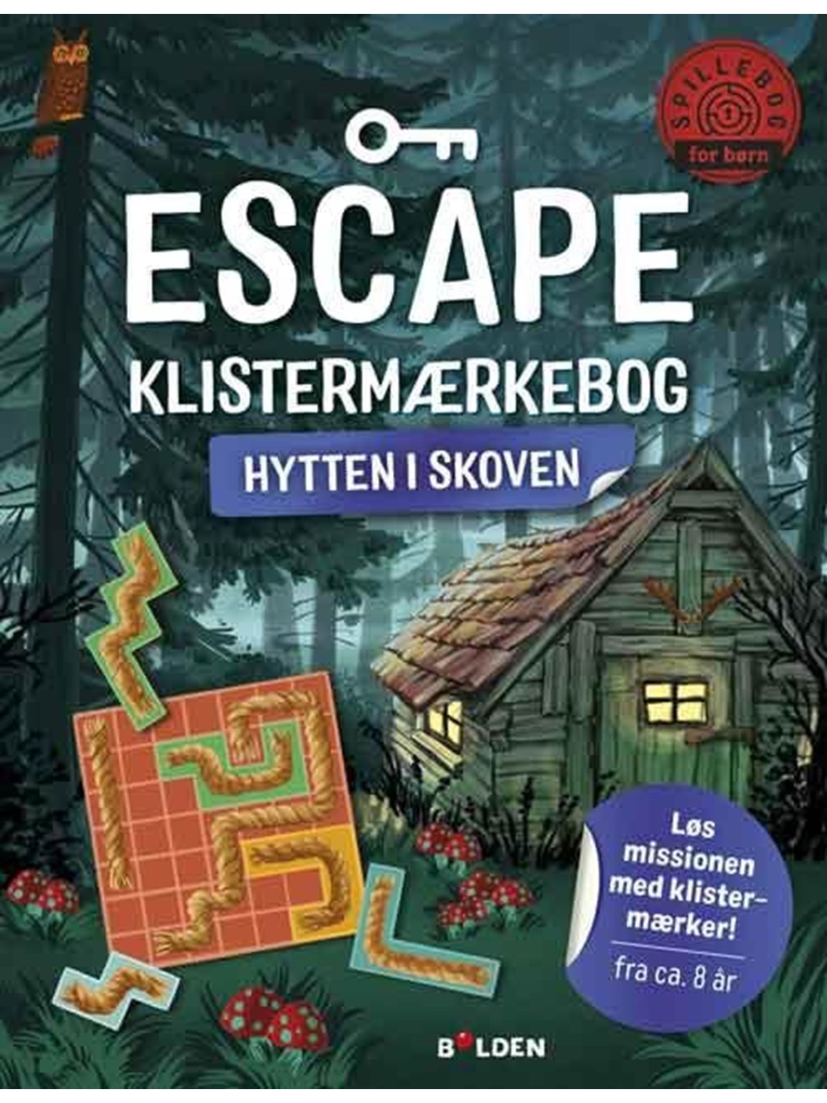 Escape Klistermærkebog: Hytten i skoven - Hobby - paperback, Hobby
