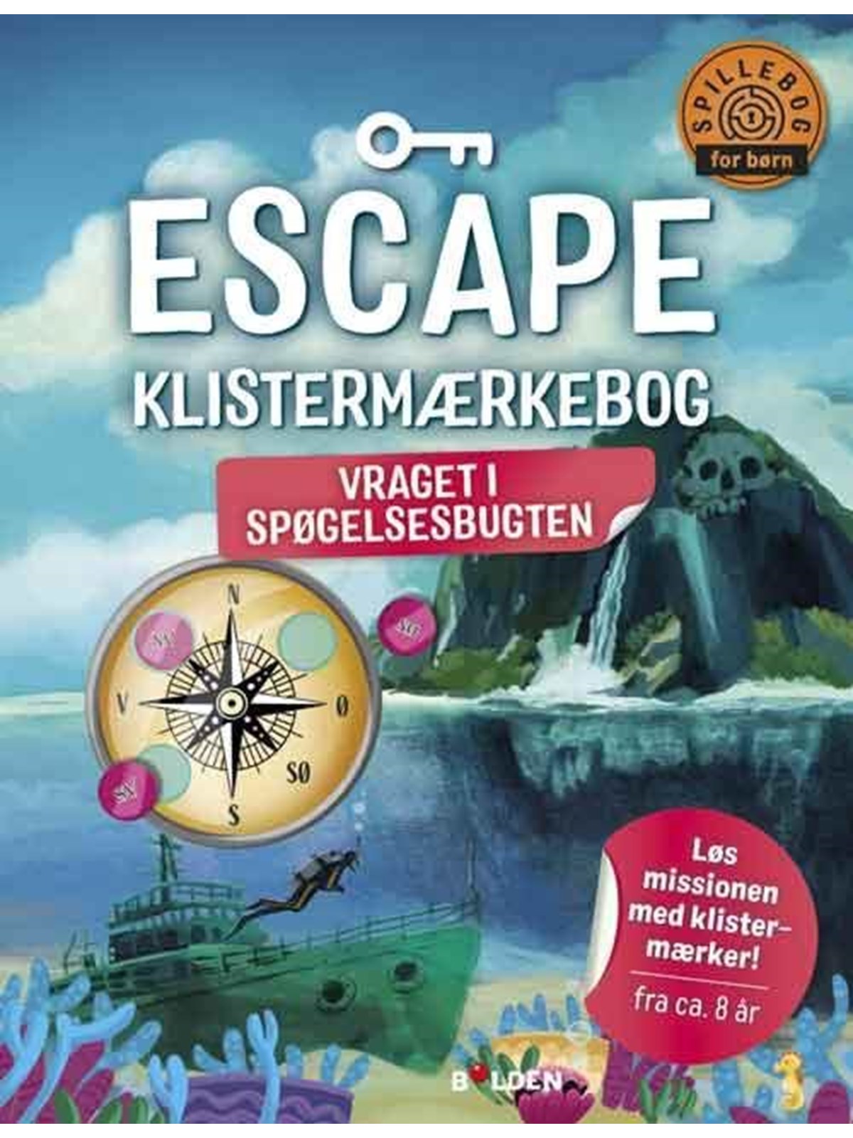 Escape Klistermærkebog: Vraget i Spøgelsesbugten - Hobby - paperback, Hobby