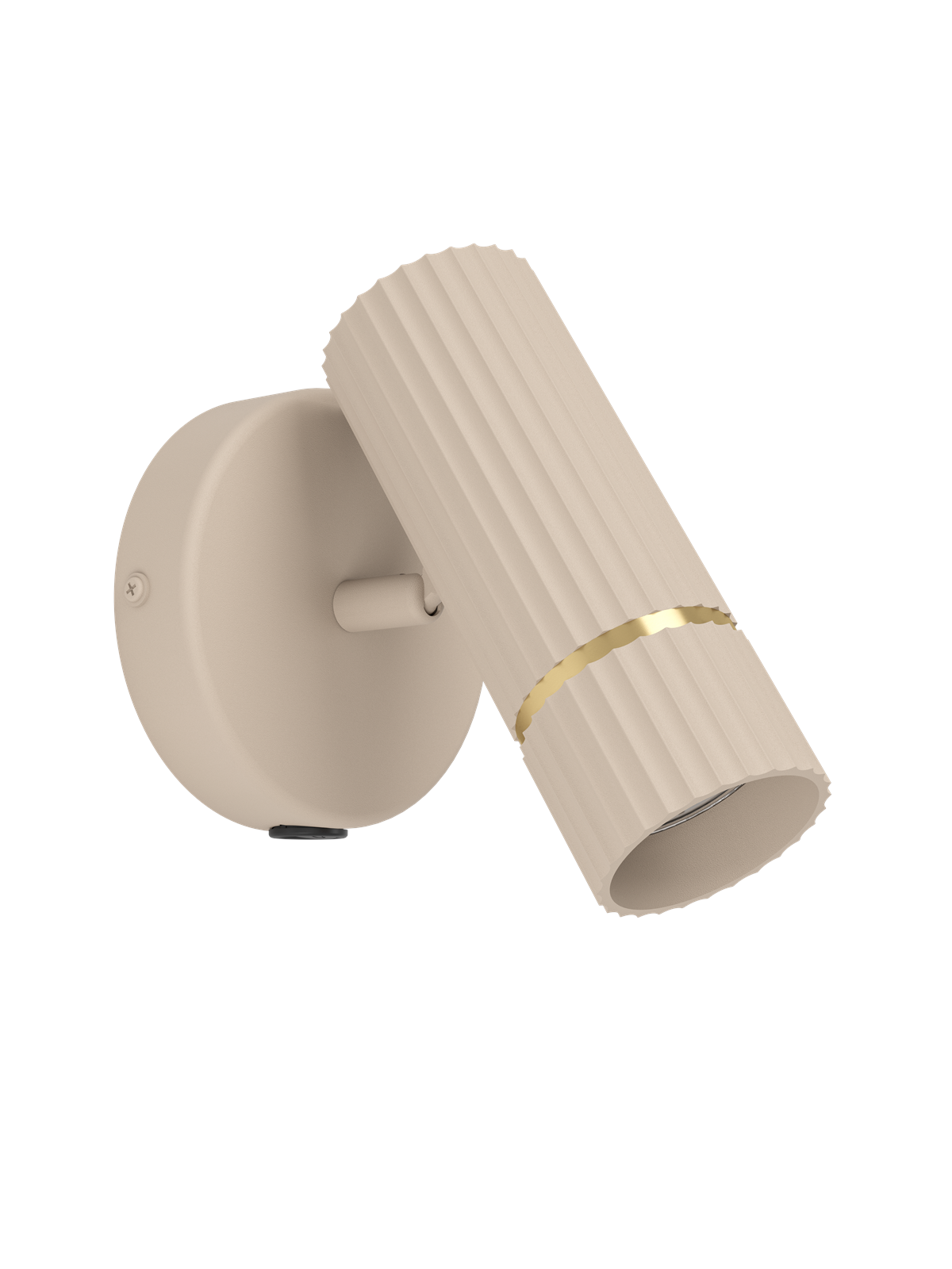 EGLO CAMINIA wall light, sandy, brushed brass, Lampe