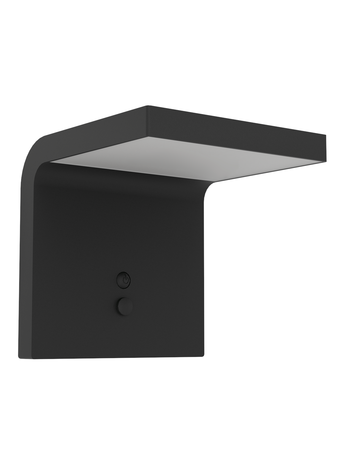 EGLO SPIANTE udendørs væglamø, solcelle, sort, Lampe