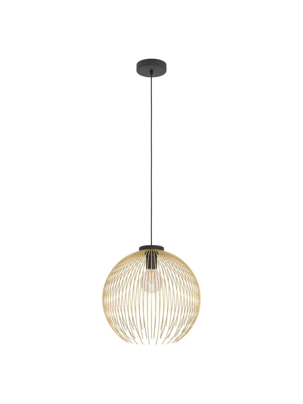 EGLO VENEZUELA pendel Ø400, sort/guld, Lampe
