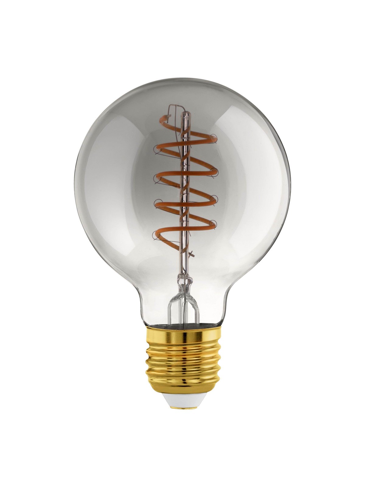 EGLO CONNECT.Z E27 G80 spiral røgfarvet SMART pære M/VARM HVID LYS, Smart Home