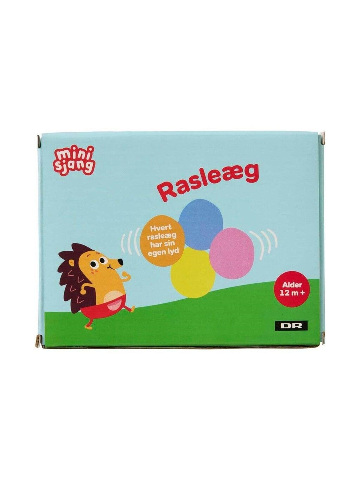 DR Børste Rasleæg, 4-Pak, Babylegetøj