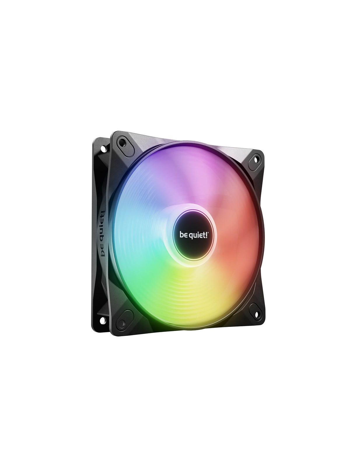 be quiet! LIGHT WINGS LX 120mm PWM - Kabinet køler - 120mm - Sort med RGB LED lys - 25 dBA