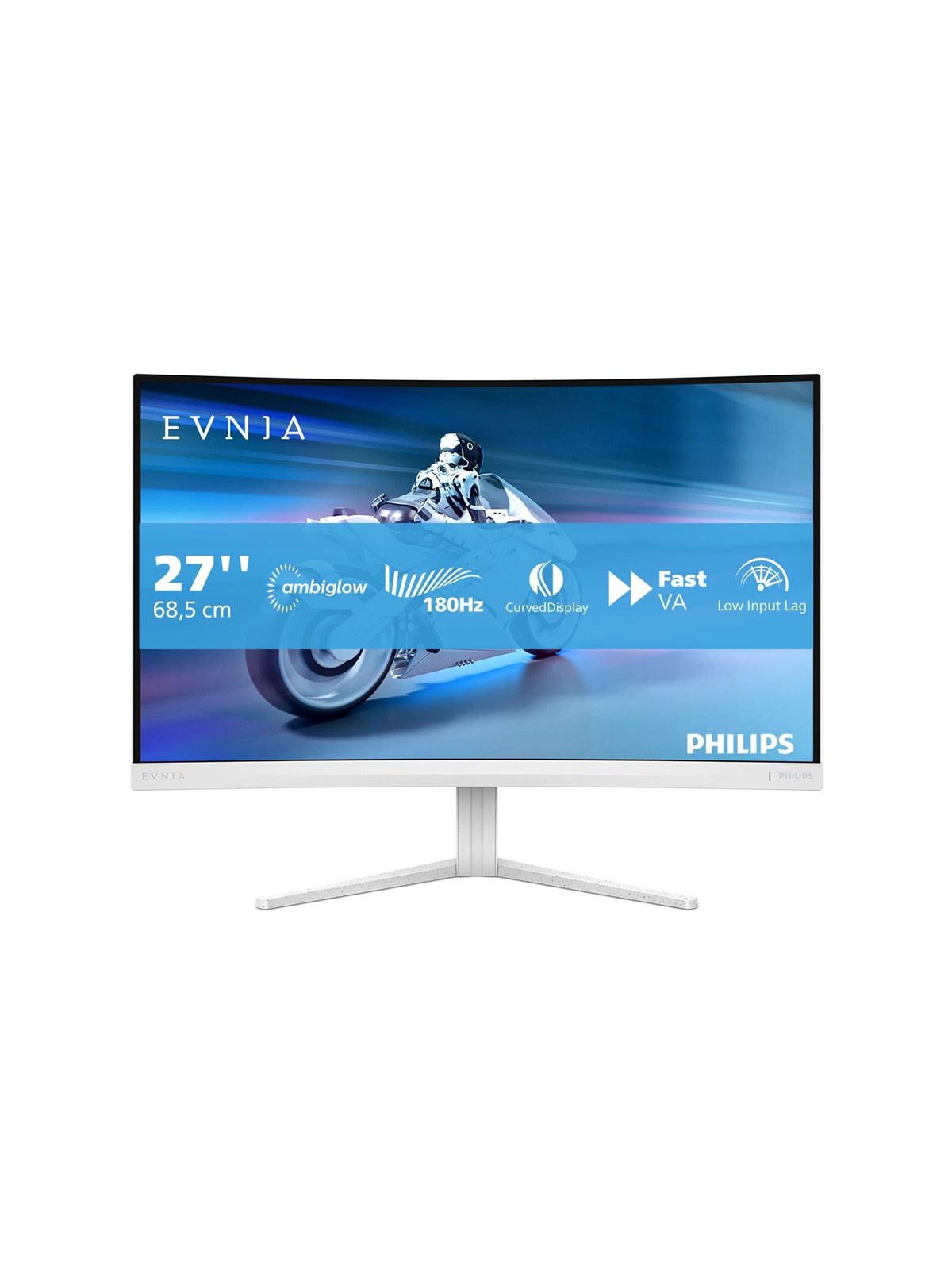 27" Philips Evnia 5000 27M2C5201L - 1920x1080 (FHD) - 180Hz - VA, Computerskærm