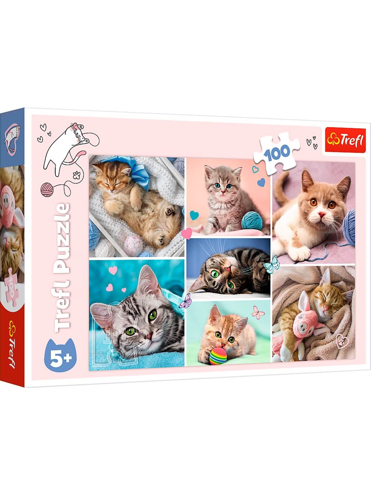 Trefl Puzzle - In the cat world (100 pieces) Floor