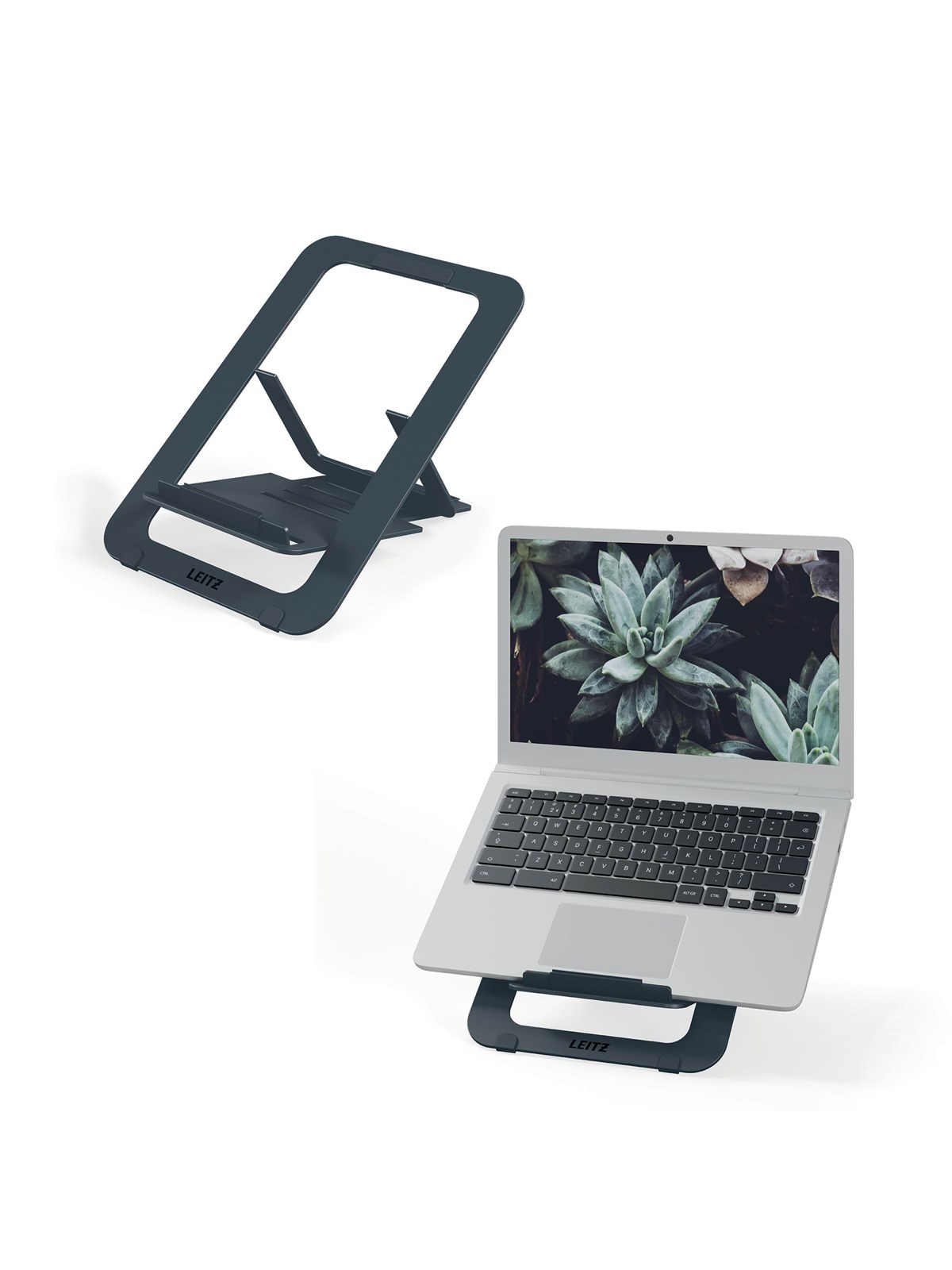 Leitz Ergo aluminium ultraflad justerbar laptop stand, Taske