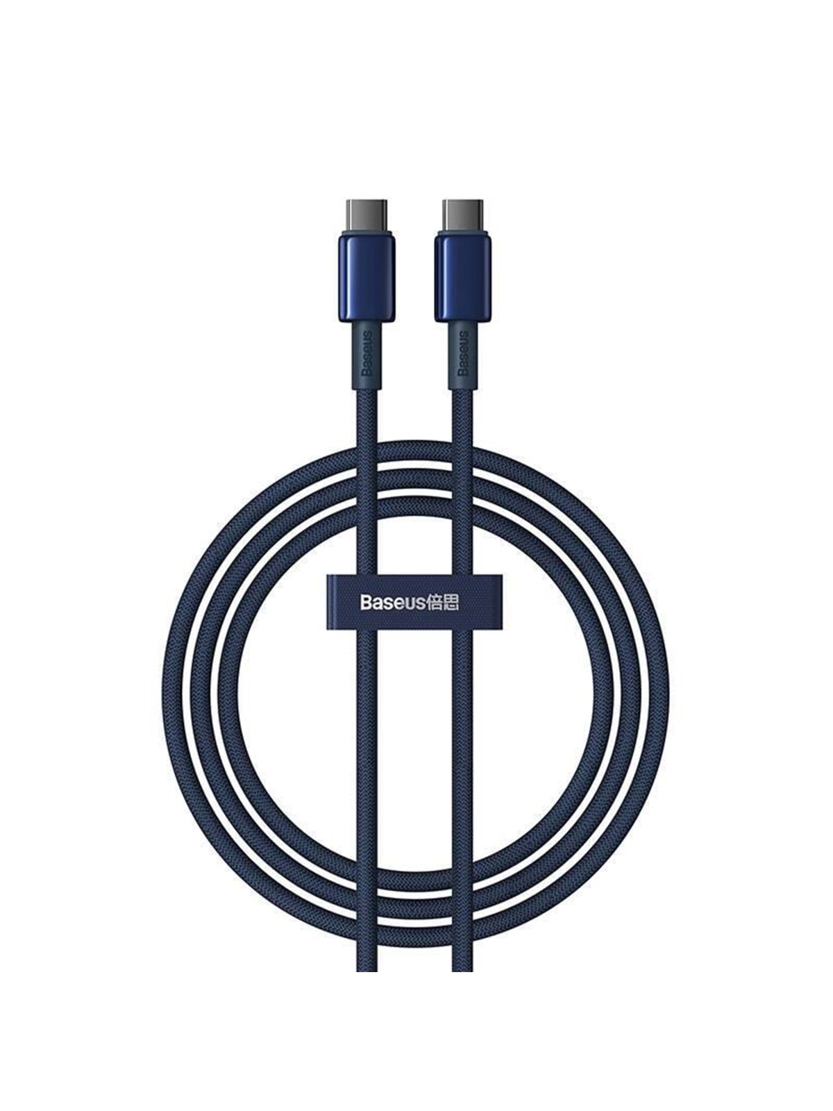 Baseus Tungsten Gold USB-C to USB-C Cable 100W 1m (blue), Usb Kabel
