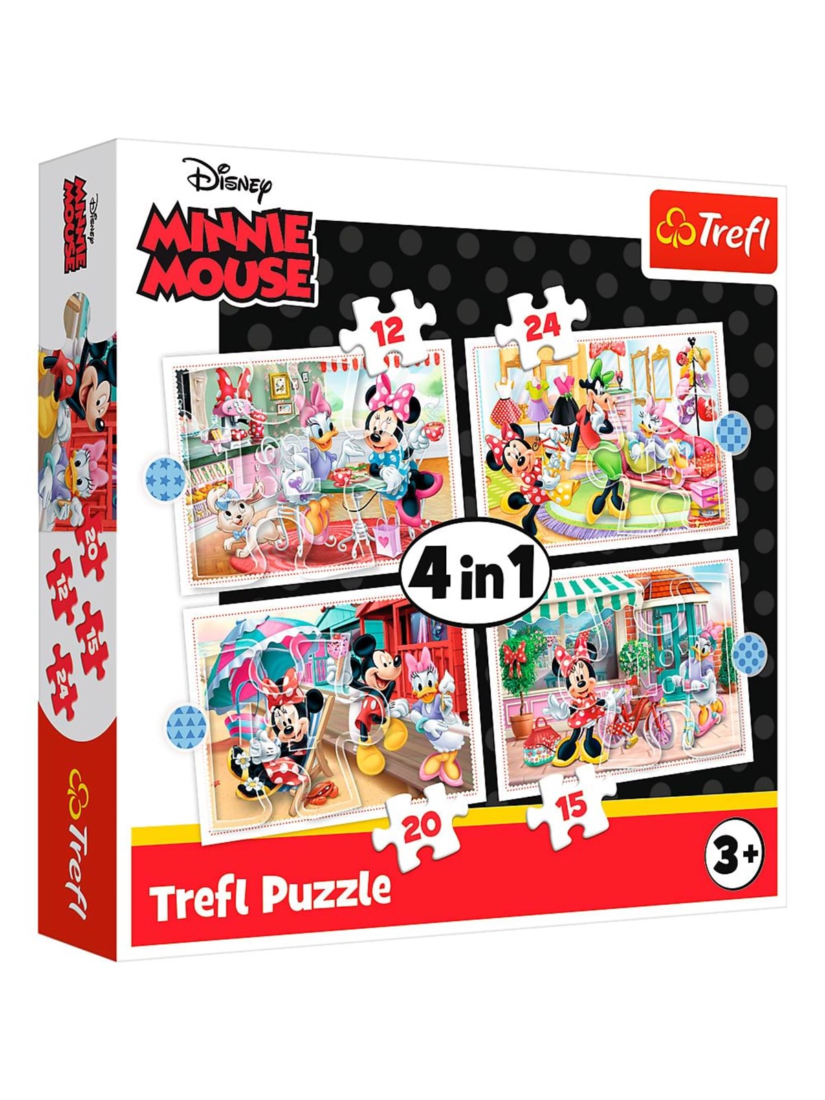 Trefl Puzzle - DISNEY - Minnie with friends (4in1) Floor