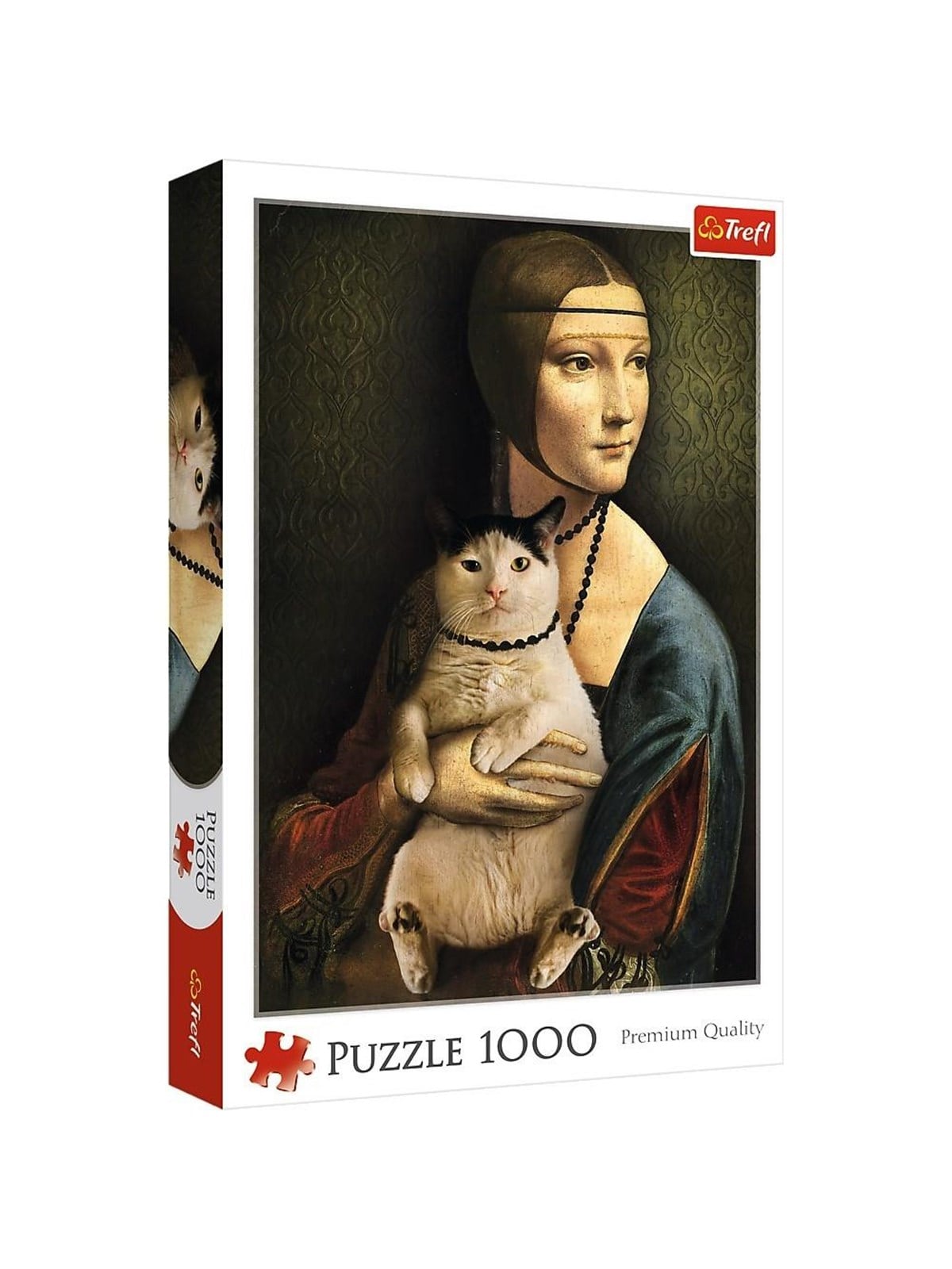 Trefl Puzzle - Lady with a cat (1000 pieces) Floor