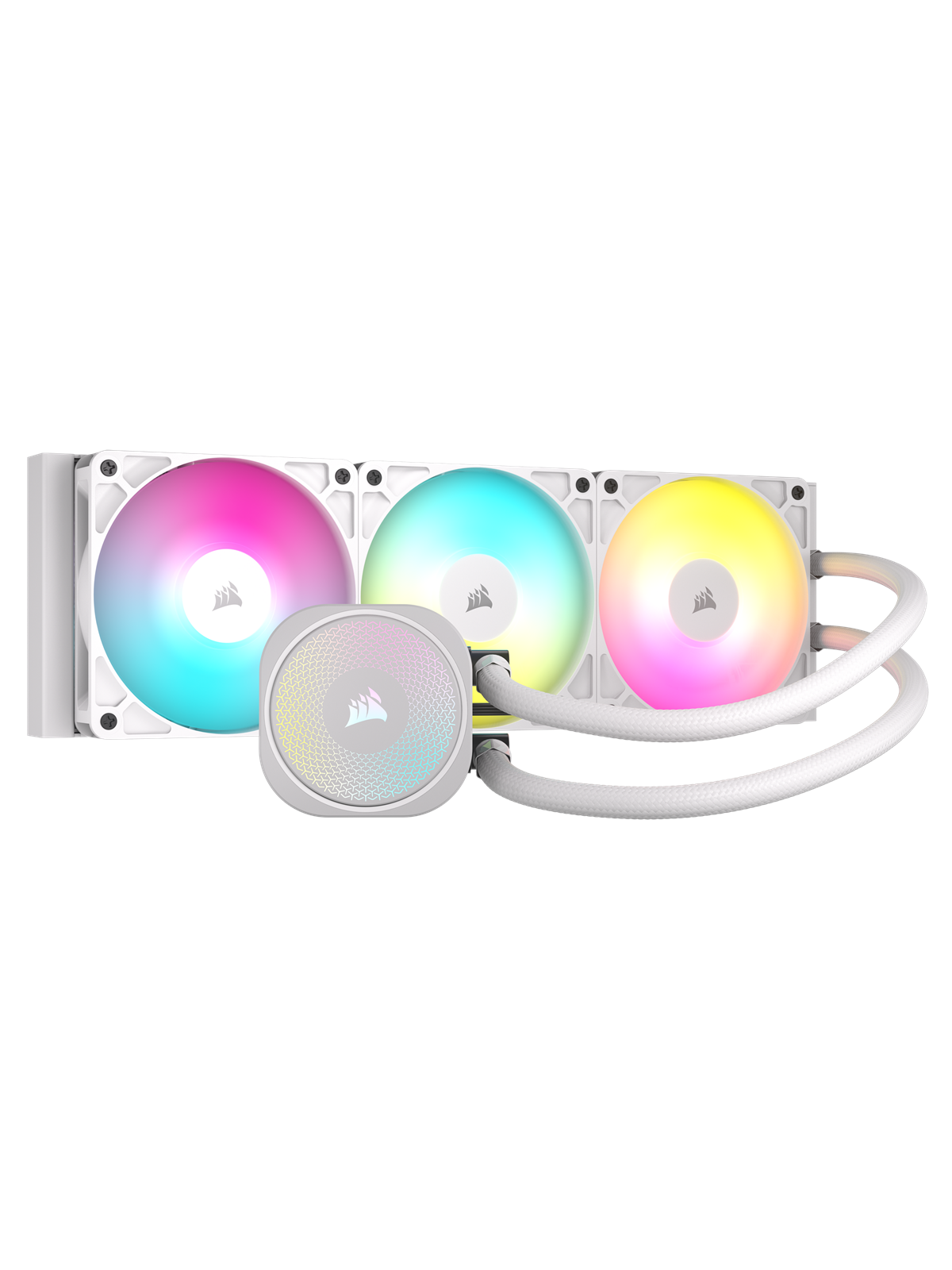 Corsair NAUTILUS 360 ARGB White - CPU Vandkøling - Max 36 dBA, Cpu Køler