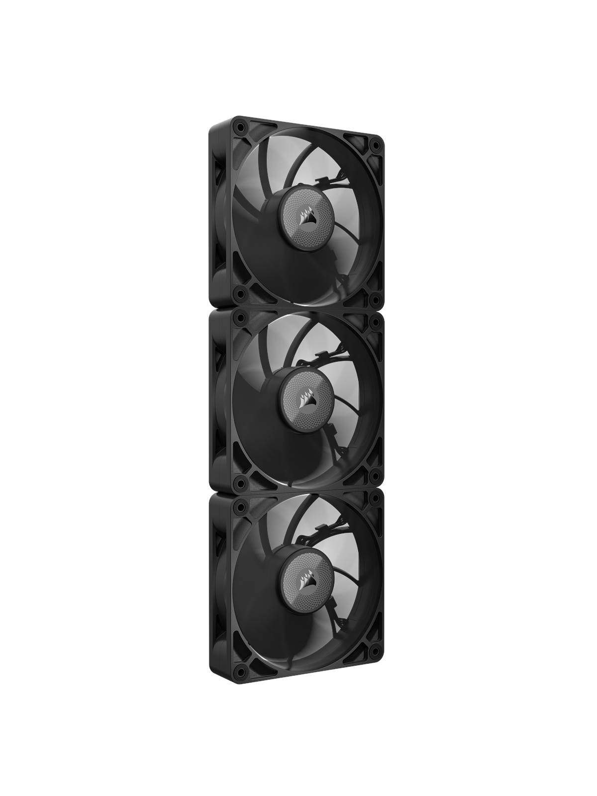 Corsair iCUE LINK RX120 MAX (3-pack starter kit) - Kabinet køler - 120mm - Sort - 36 dBA