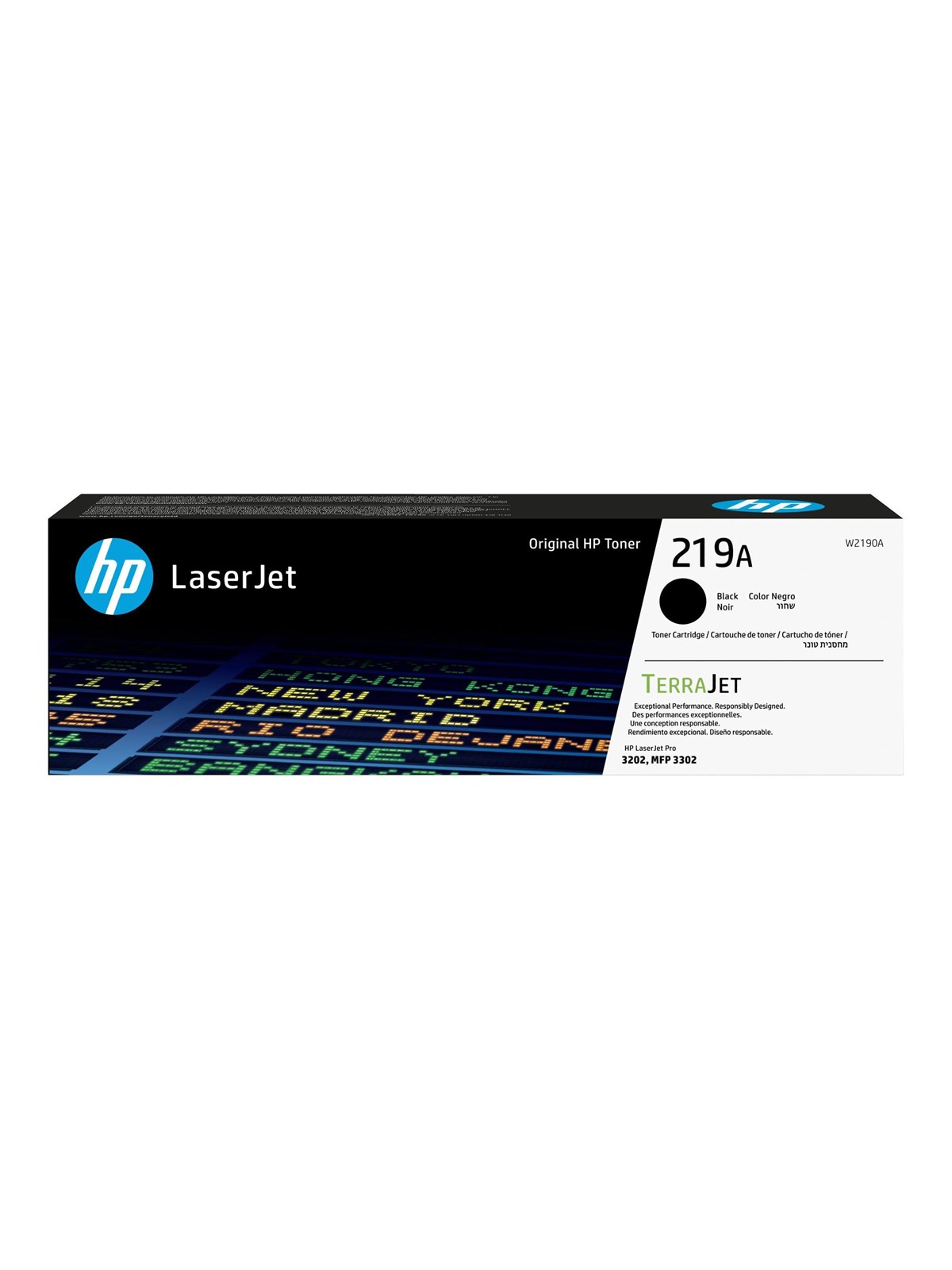 HP 219A / W2190A Black Toner, Printerpatron Og Toner