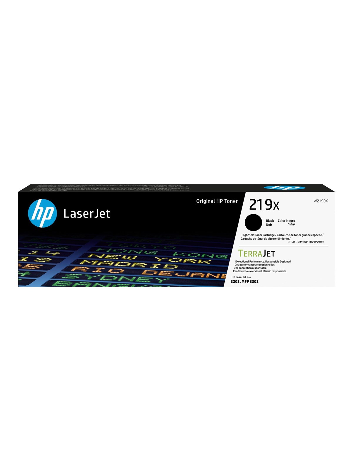 HP 219X / W2190X High Capacity Black Toner, Printerpatron Og Toner