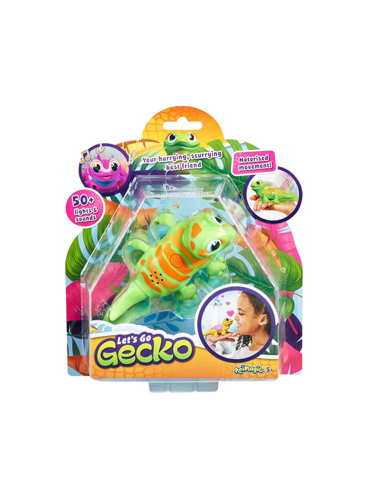 Goliath Animagic: Let's Go Gecko - Green, Legetøj