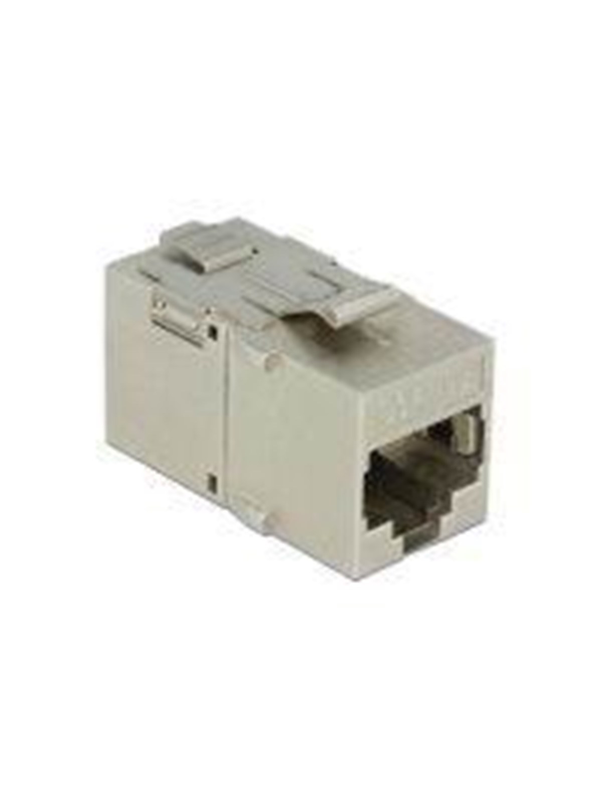 DeLOCK Keystone Module RJ45 jack > RJ45 jack Cat.6A Metal, Netværkstilbehør