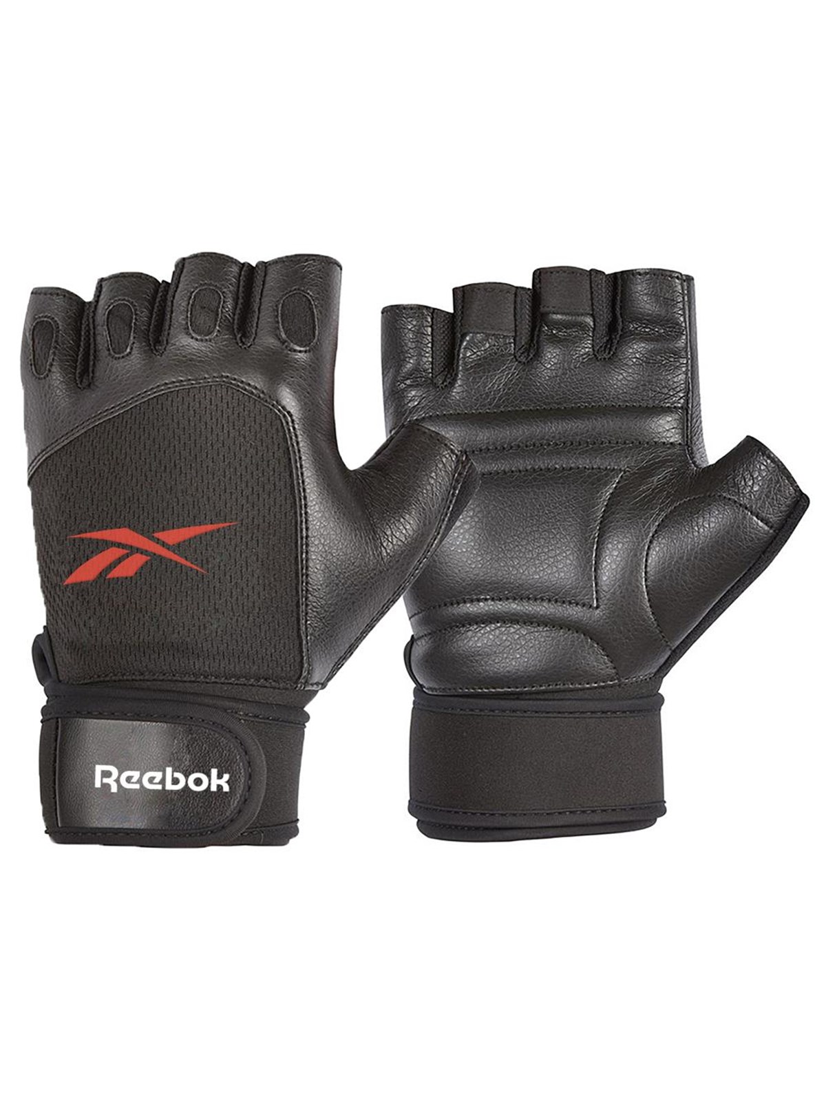 Reebok Lifting Gloves - Black, Red/S, Træningsudstyr