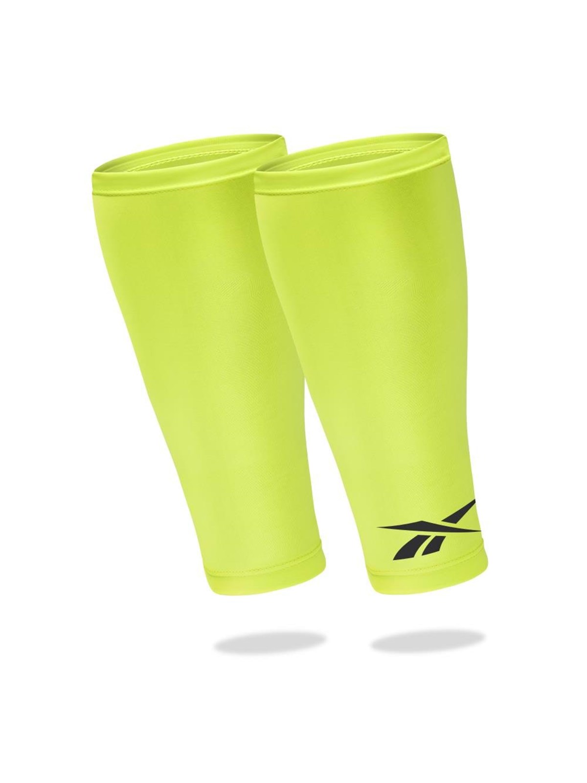 Reebok Compression Calf Sleeves - Gul - S/M, Træningsudstyr