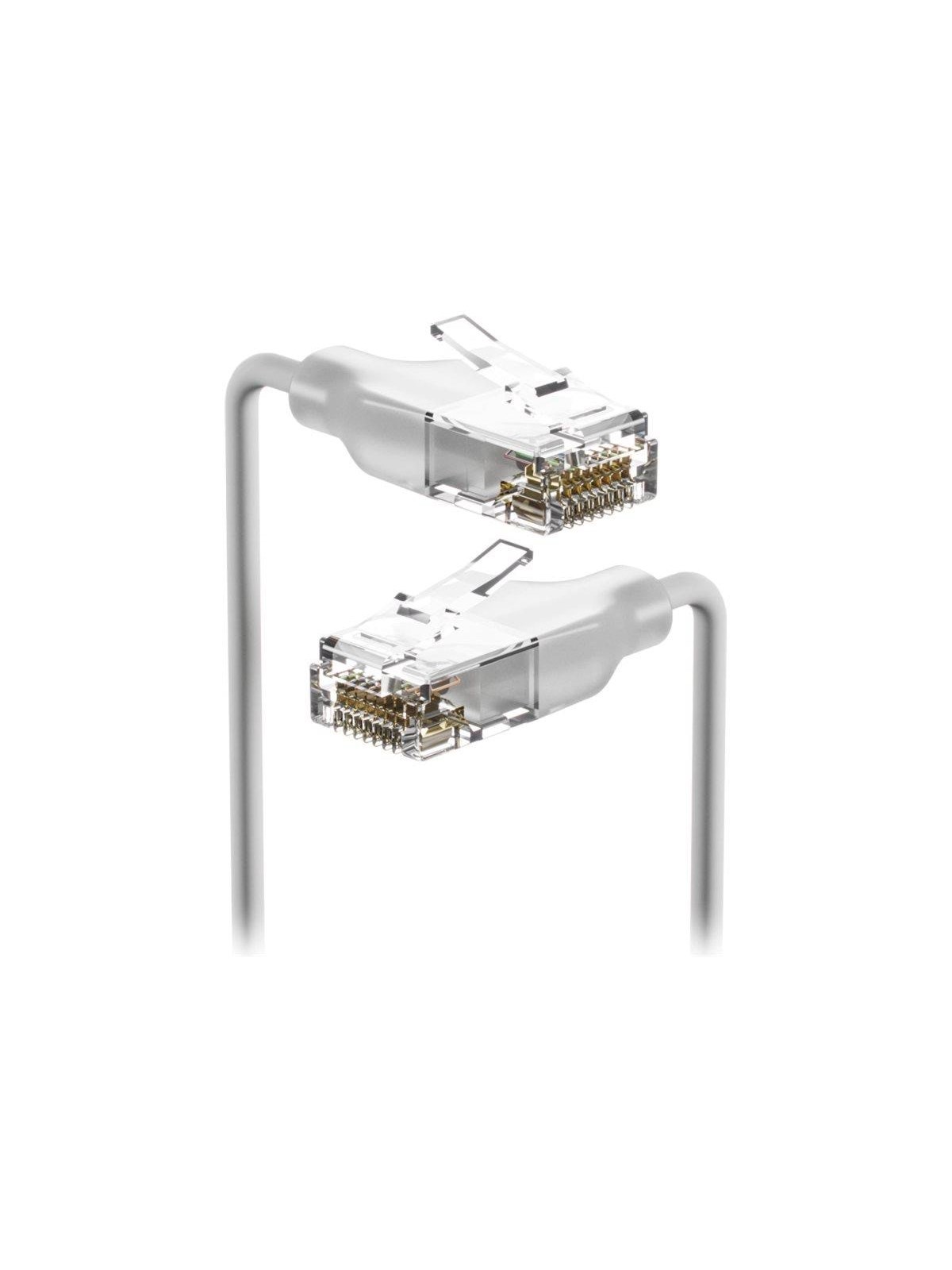 Ubiquiti UniFi Etherlighting Patch Cable 0.3m - Hvid - 0.3 meter, Netværkskabel
