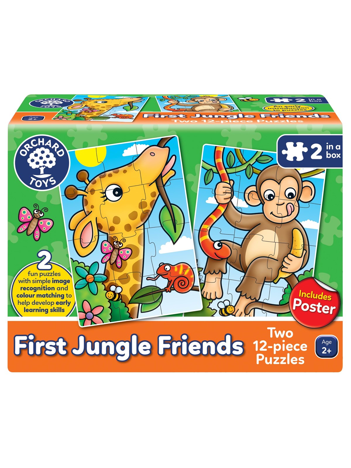 Orchard First Jungle Friends - Puzzle set Floor